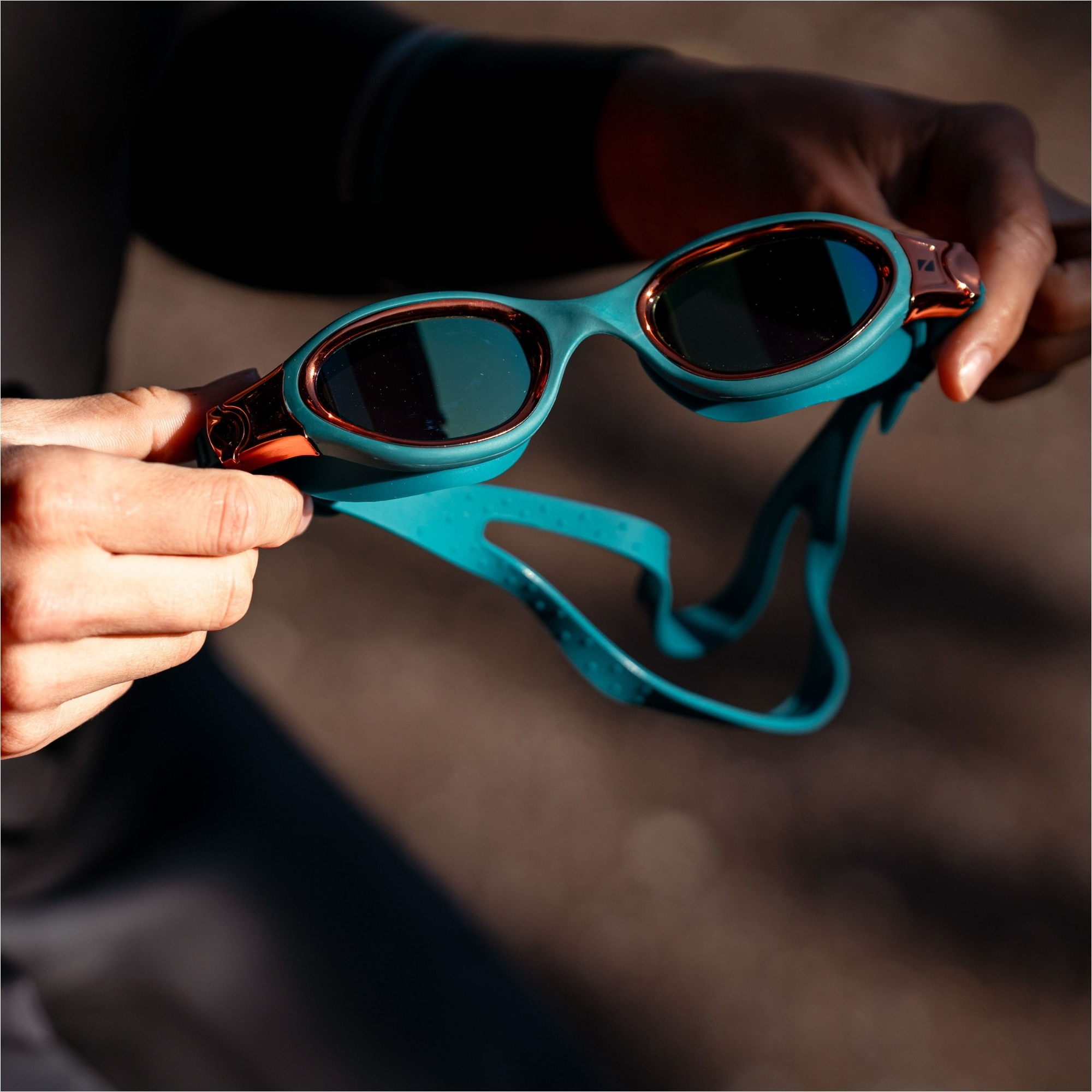 2026 Zone3 Venator-X OWS Goggles SA23GOGVE106 - Teal / Cream / Copper